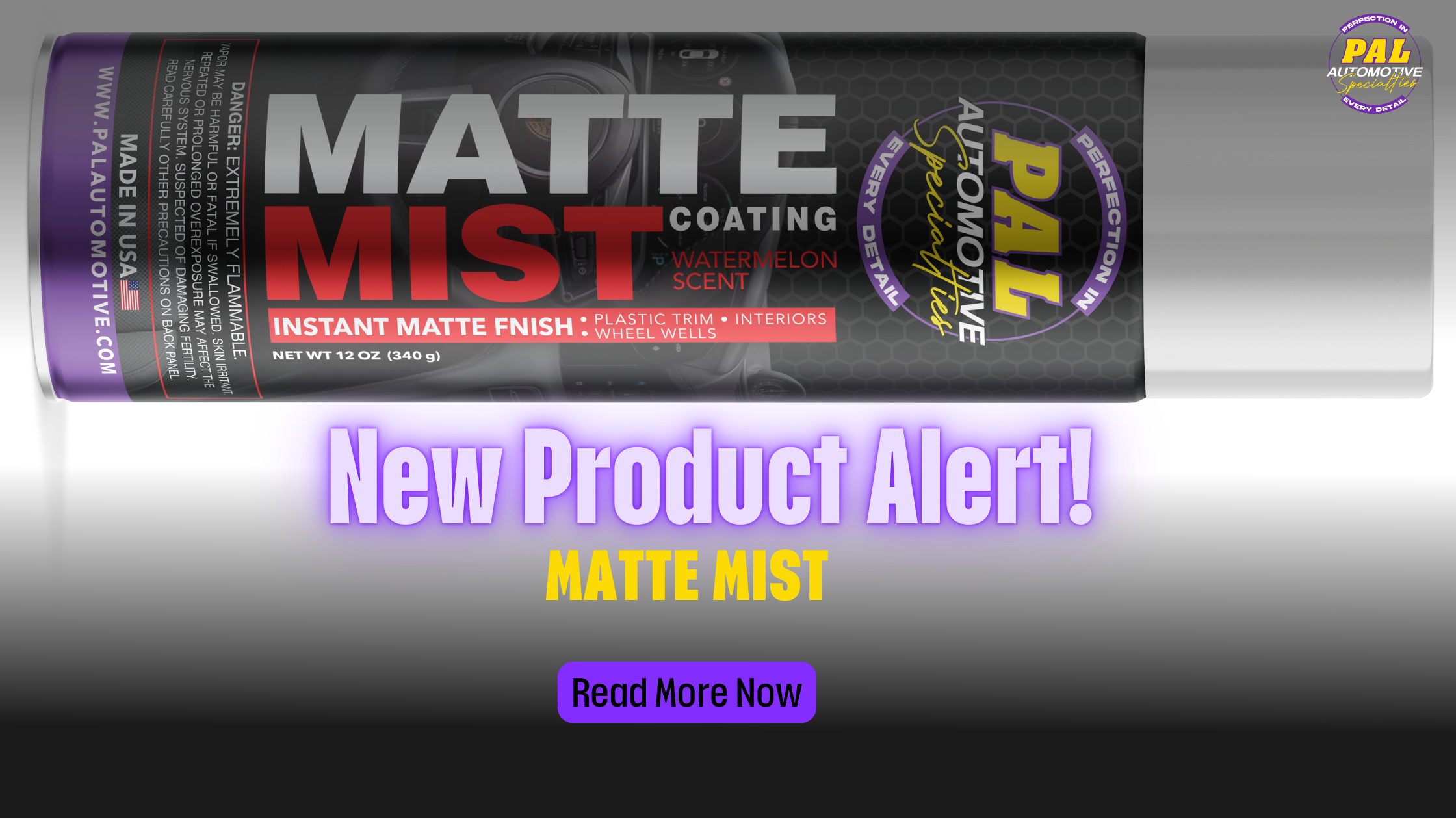 Take A Look At Our All-New 'Matte Mist' Instant Finish