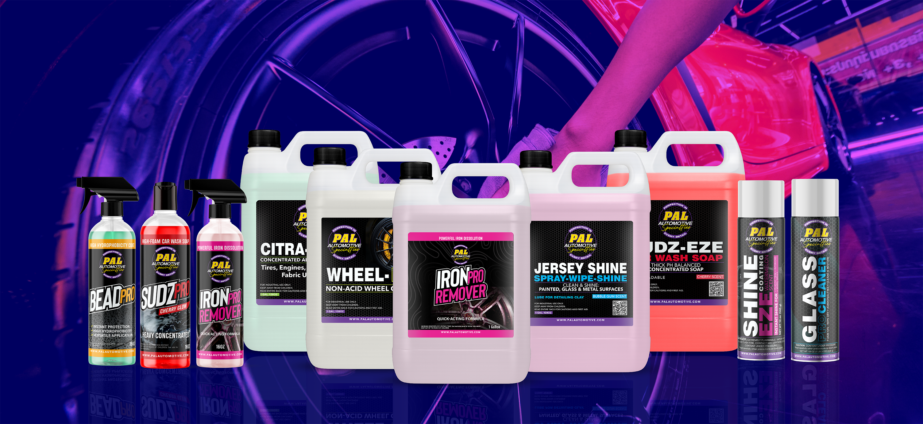 Meet the Pal Automotive Specialties In-House Detailing Lineup: Professional-Grade Results for Every Detailer