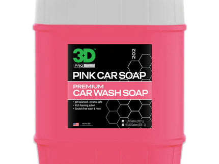 3D PINK CAR SOAP 5 GALLON