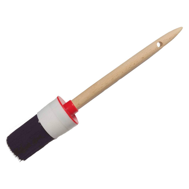 Hi-Tech Round Brush - Black Bristles