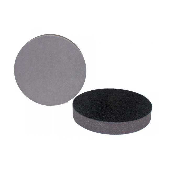 BRUSH, VILYL/LEATHER VELCRO BACKING