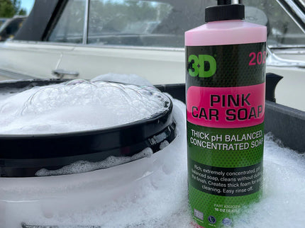 3D PINK CAR SOAP GALLON