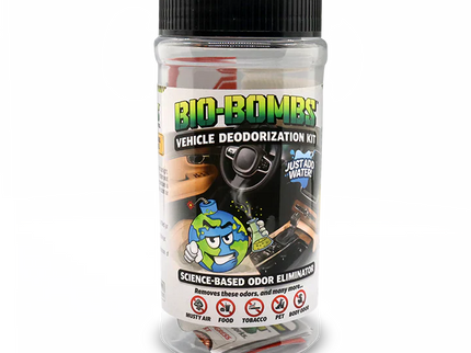 BIO BOMBS Car Odor Bomb (Vehicle Deodorization Kit)