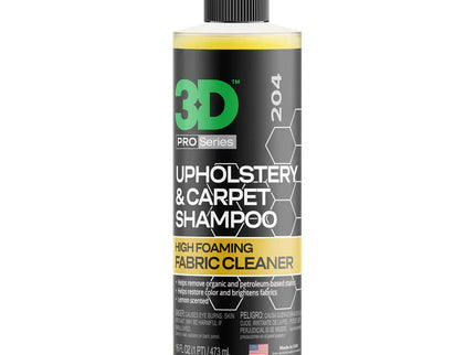 3D Upholstery & Carpet Shampoo 16oz