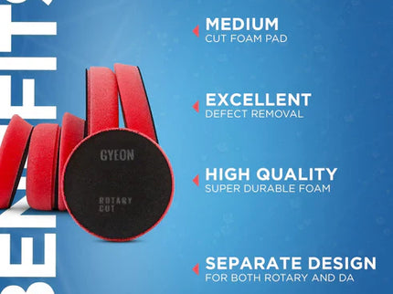 Q²M Cut Eccentric Pad 3" 2PK