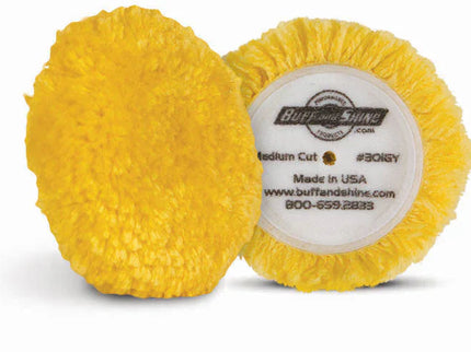 PAD, #301GY WOOL 3" (YELLOW) 2 PACK