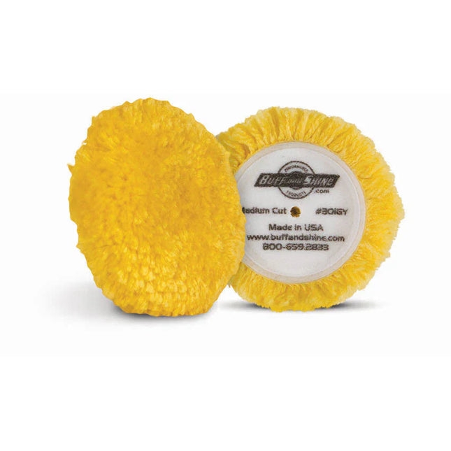 PAD, #301GY WOOL 3" (YELLOW) 2 PACK