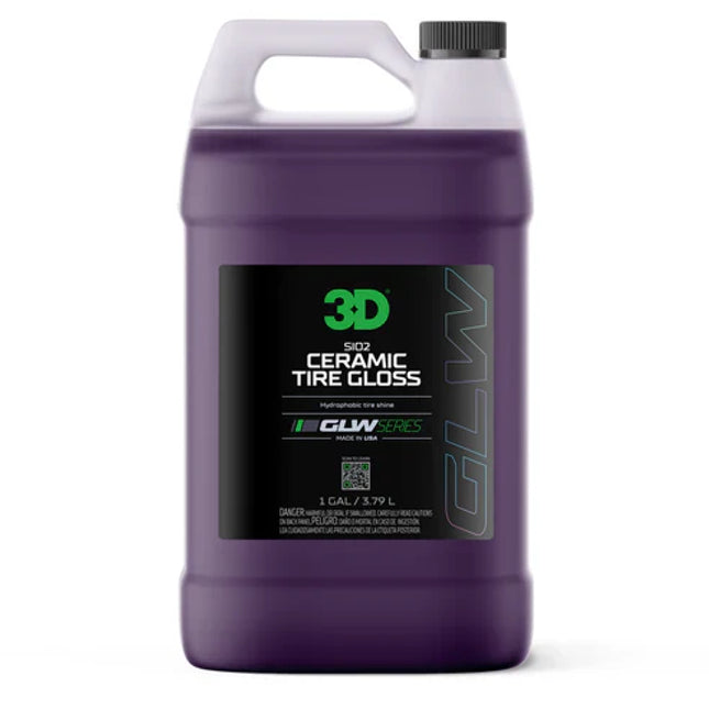 3D GLW Series SiO2 Ceramic Tire Gloss 1 Gallon