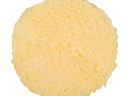 3KFWY - 3" Yellow Knitted Wool (Edge Bevel) URO Wool® Pad - Polishing