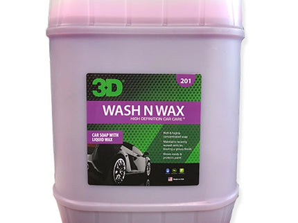 3D WASH N WAX 5 GALLON