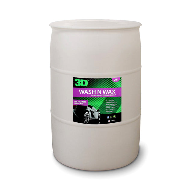 3D WASH N WAX 55 GAL DRUM
