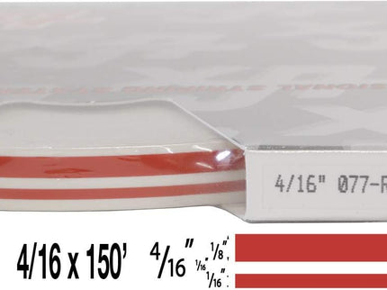 UP 4/16" X 150' STRIPE #77 RED