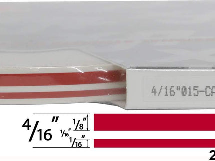 UP 4/16" X 150' STRIPE #15 RED