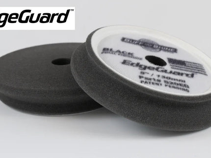 Buff & Shine 5" EdgeGuard Black Finishing Foam Pad, 2 PACK #520EG