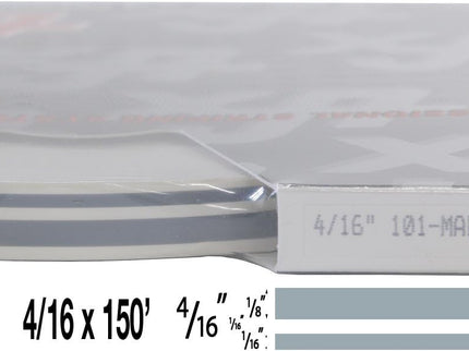 UP 4/16" X 150' STRIPE #101 GRAY