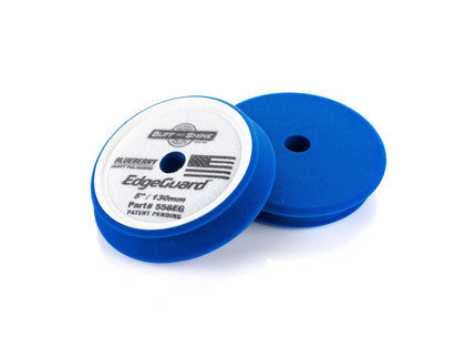 Buff & Shine EdgeGuard Foam Pad, Blueberry, Heavy Polishing, 5" / 130mm  #556EG