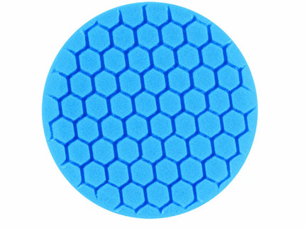 Buff & Shine 7.5" US Blue Soft Polishing Hex Faced Foam Grip Pad Center Ring #650RH