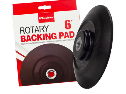 Maxshine 6" RO Polisher Backing Plate - Black
