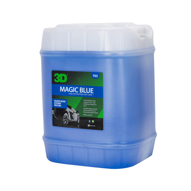 3D MAGIC BLUE TIRE DRESSING 5 GAL.