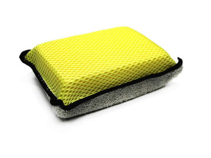 Maxshine Multipurpose Applicator - Microfiber Non-Scratch Heavy Duty Cleaning sponges [Pack of 1]