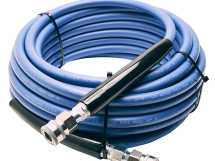 VELOCI KobraJet Smooth Blue 50’ 4,000 PSI w/ SS Coupler & Plug