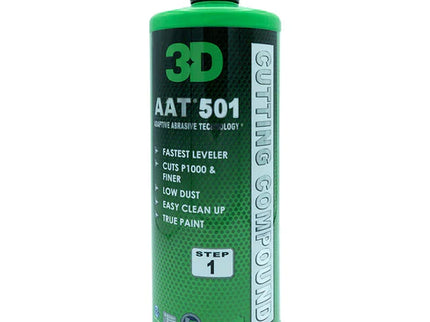 3D 501 AAT RUBBING COMPOUND QUART