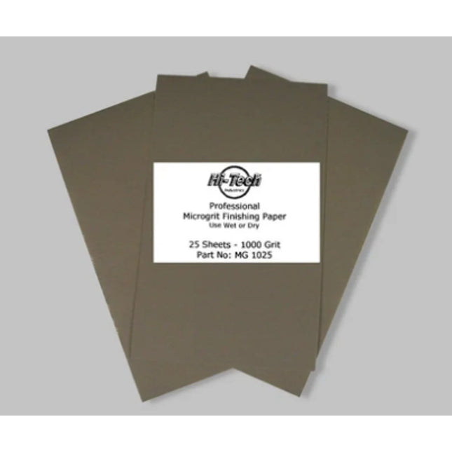 SANDPAPER, MICROGRIT (25 PK) 1000