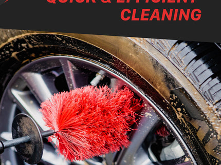 Maxshine 18" PP Wheel & Rim Brush [10" Bristle Head]