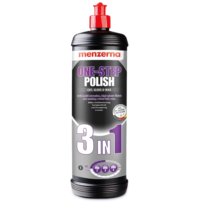 MENZERNA 3IN1 CUT,GLOSS,WAX 8 OZ.