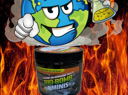 Bio-Bomb Minis: Dissolvable Cleaning & Deodorizing Tablets 10PK