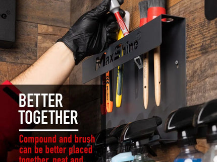 MAXSHINE BRUSH & BOTTLE HOLDER