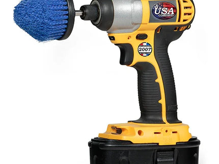 DRILL BRUSH, CONE BLUE