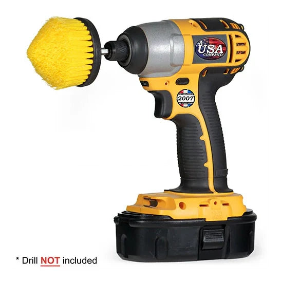DRILL BRUSH, CONE YELLOW