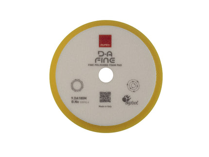 PAD, RUPES DA180M DA POLISH 7"YELW