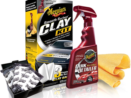 Meguiar's Quik Detailer Spray and Clay Kit (G10240)