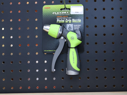Flexzilla™ Heavy Duty Adjustable Flow Pistol Grip Garden Hose Nozzle (FZG68)