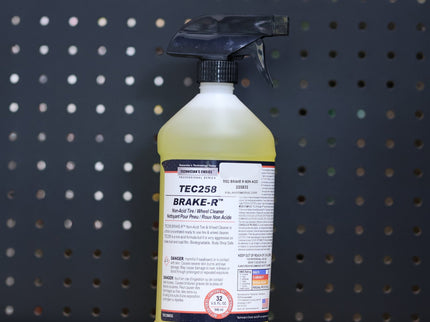 TEC BRAKE R NON ACID WHEEL CLEANER QRT TEC258