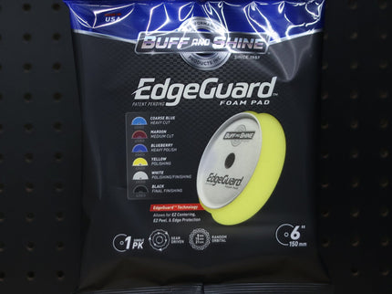 634EG - 6" Yellow EdgeGuard™ Foam Pad - Polishing