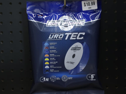 556CR - 5" Blueberry URO TEC® Foam Pad - Heavy Polishing