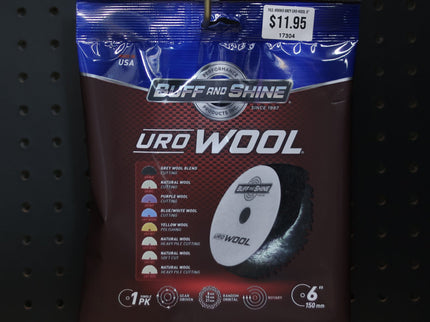 PAD, #6KWB GREY URO-WOOL 6"