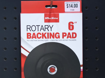 Maxshine 6" RO Polisher Backing Plate - Black