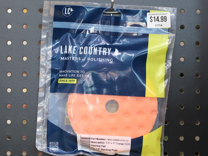 Lake Country HDO CCS Pad ORANGE 5.5"