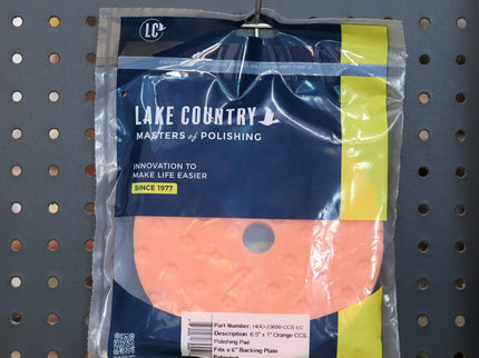 Lake Country HDO CCS Pad ORANGE 6.5"