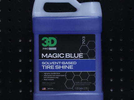 3D MAGIC BLUE TIRE DRESSING GALLON