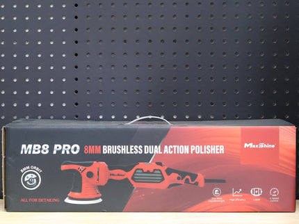 MB8 Pro Brushless DA Polisher | 1200W, 8mm Throw, 5” Plate, 6-Speed, 5/16”-24 Thread