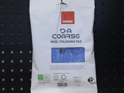 D-A COARSE Wool Polishing Pad 6" NEW VERSION