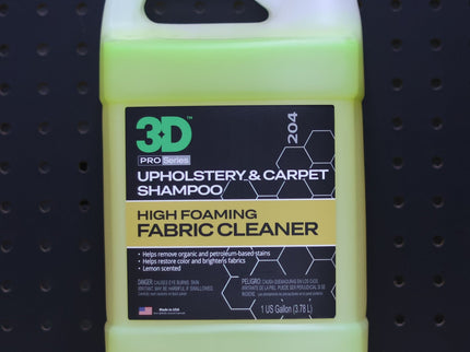 3D Upholstery & Carpet Shampoo 1 Gallon