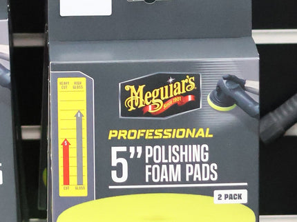 Meguiar's 5" Polishing Foam Pads 2 Pack (M5PFP2)