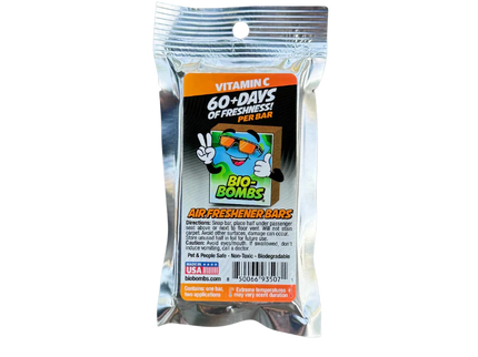 Bio-Bombs Air Freshener Bar | Vitamin C Orange Scent