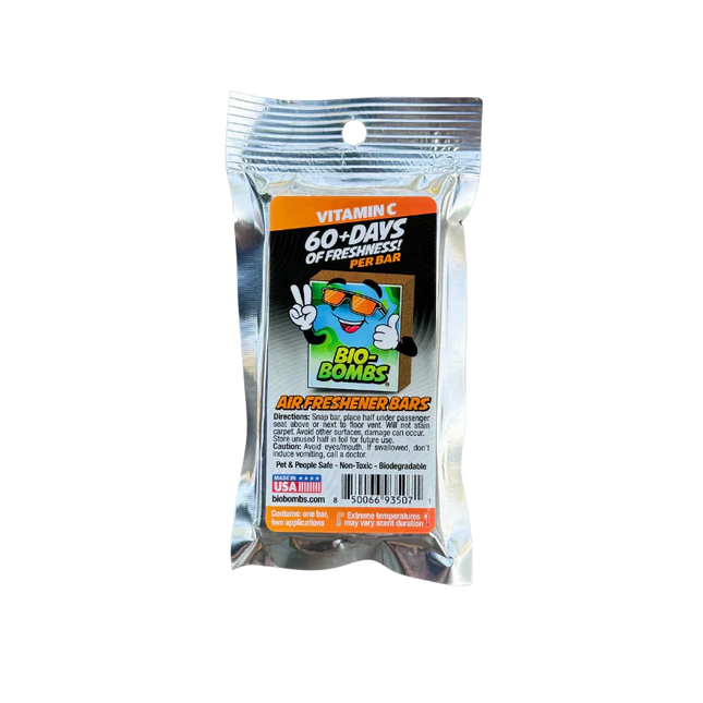 Bio-Bombs Air Freshener Bar | Vitamin C Orange Scent